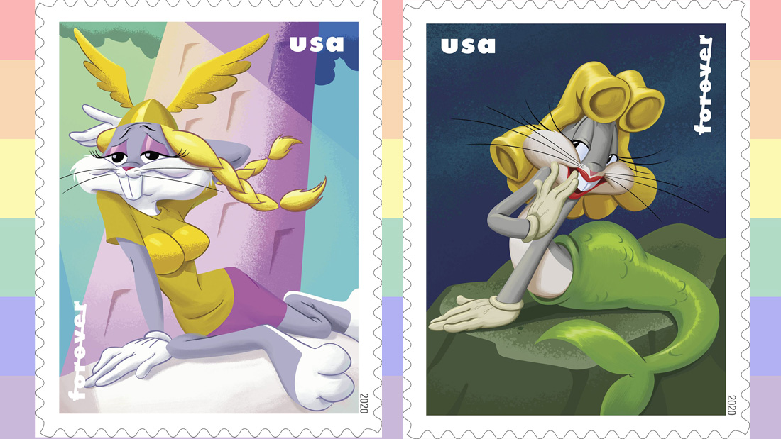 美國郵政史上第一個扮裝偶像？兔寶寶登郵票引起LGBT+社群討論