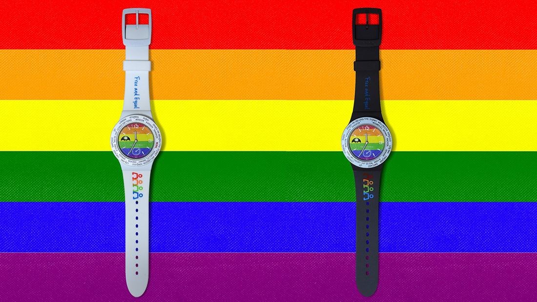 選物》讓世界的時間與LGBTQ 同步前進，RHIZ世界腕錶彩虹旗限定款