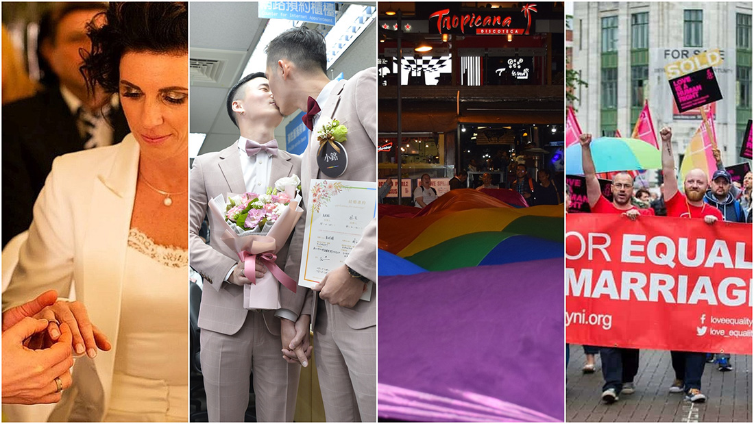 2019，台灣跟這些國家同性婚姻合法化了！