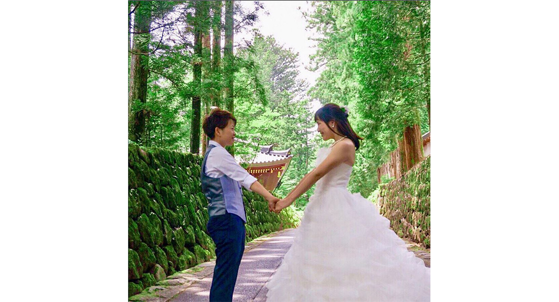 26回結婚式：日本拉拉情侶環遊同婚合法國拍婚紗 台灣也在內